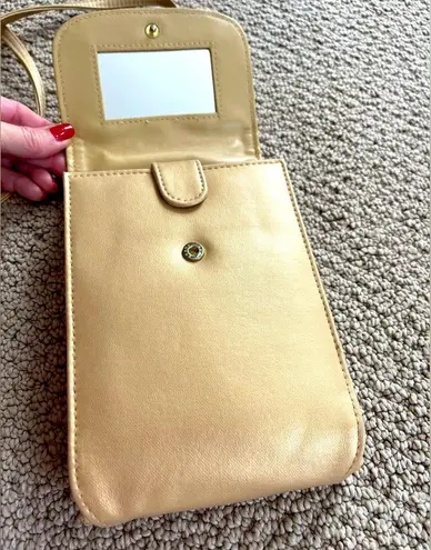 Rosetti Woman’s Crossbody Bag in Metallic Gold