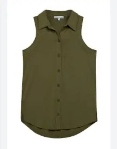 Anatomie Women's Elise Top | Moss Green. Size L. MSRP $168 Green Size L