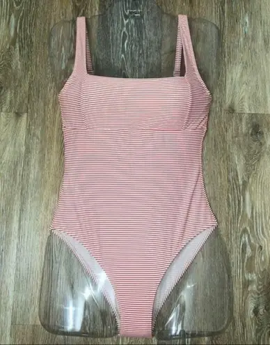 Sea Level Australia Positano Striped Square Neck One Piece Swimsuit Size 6 NWT
