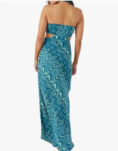 O'Neill Lila Sleeveless Halter Maxi Dress
