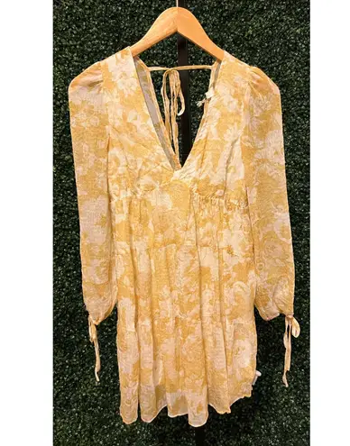 Endless Blu Flowy Floral Dress