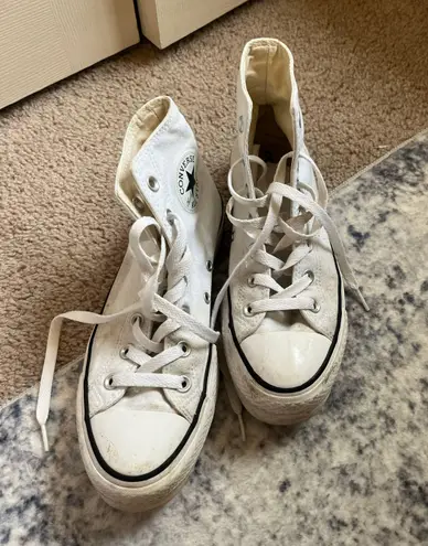 Converse White All Star High Top - Image 2