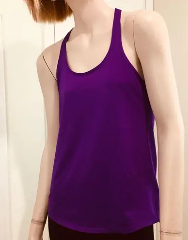 Lululemon  Plum Flowy Racerback Tank thumbnail 7