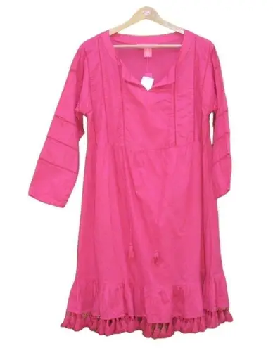 Catherine Malandrino NWT Pink Boho Peasant Dress