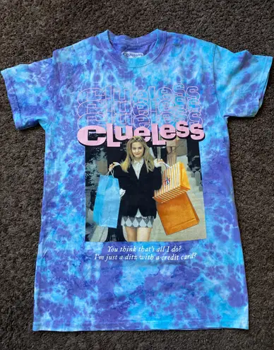 clueless tie dye shirt