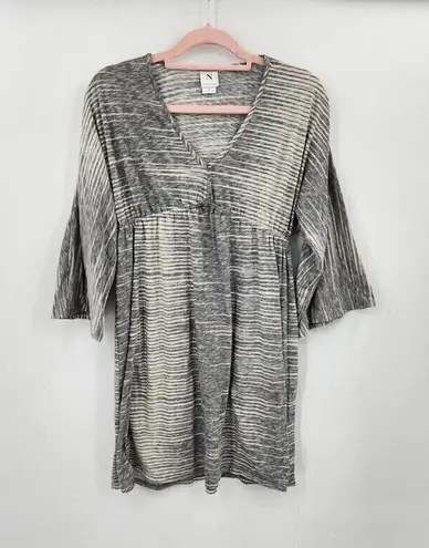 Natori Wide Sleeve Womens Small Summer Beach Swim Coverup Mini Tunic Dress