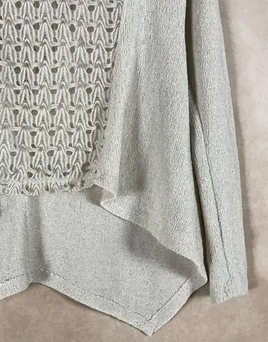 Staring At Stars Open Knit Asymmetrical Sweater SMALL