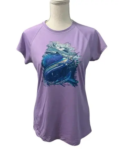 Magellan outdoors Magellan Fish Gear MagWick Lavender Purple Marlin Swordfish Carey Chen T-shirt M
