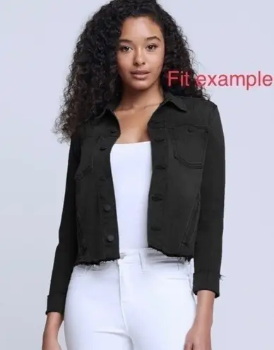 L'Agence L’agence Janelle Cropped Black Jacket