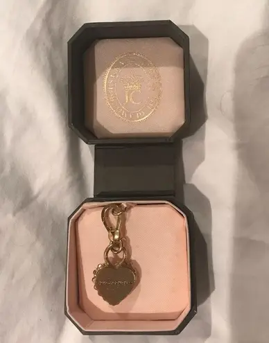 Juicy Couture Gold  Heart Padlock Charm