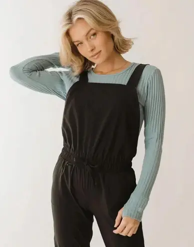 ALBION FIT Albion XS Tall Black Classic Overall Jumpsuit
