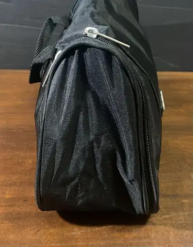 Samsonite toiletry bag black nylon 8x11