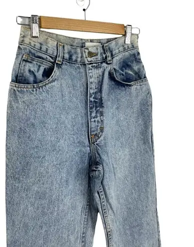 Hunt Club Vintage 12" Super High Waisted Acid Wash Mom Jeans Size 9 100% Cotton