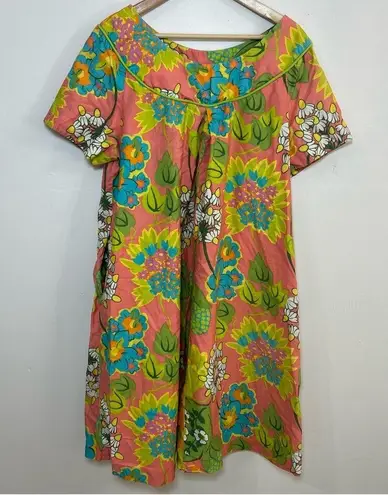 Vintage Hawaiian surf made In Hawaii floral dress Size M