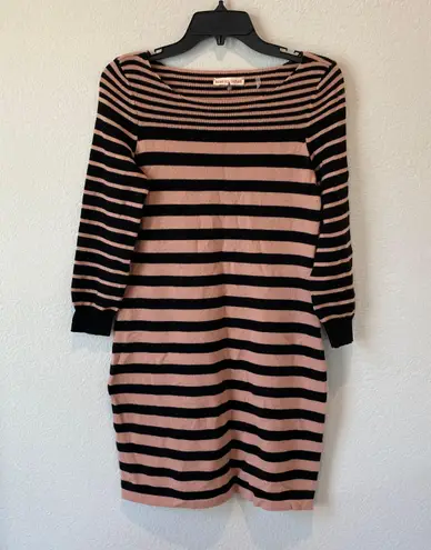 Rebecca Taylor Wool & Cashmere Striped Dress Size M