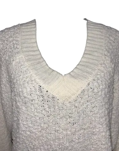 Jolie & Joy Boucle Sweater White Size M