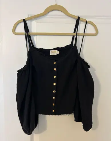 Nation Ltd Ily Smocked Top