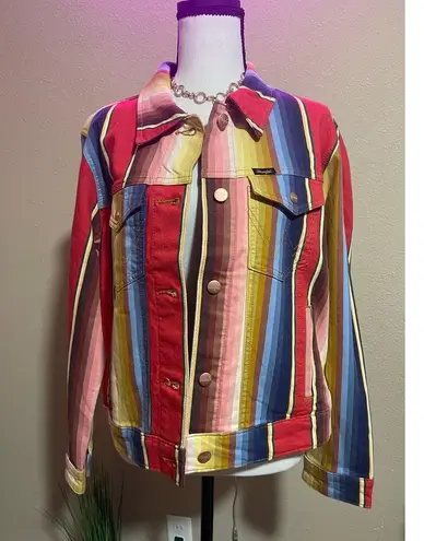 Wrangler x Lainey Wilson Rodeo Trucker Jacket Red Size XL