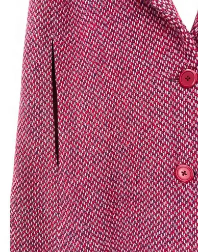 Cupcakes and Cashmere | S | Women's Tweed Cape Poncho Sleeveless Blazer Jacket