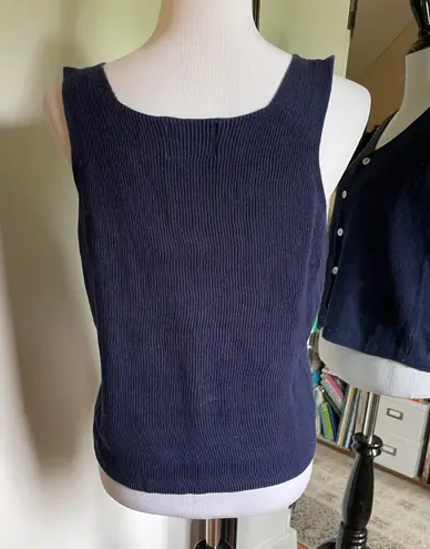 Woolrich Large Navy Blue Tank Top