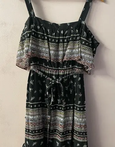 BCBGMAXAZRIA  Claudia Multicolored Tiered Off-The-Shoulder Maxi Dress Sz S NWT