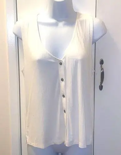 Cupcakes and Cashmere New  white tank Revolve L