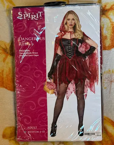 Spirit Dangerous Red Costume Womens M 6-10