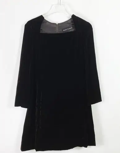 VINTAGE 70s CHUCK HOWARD Long Sleeve Velvet Dress Size M