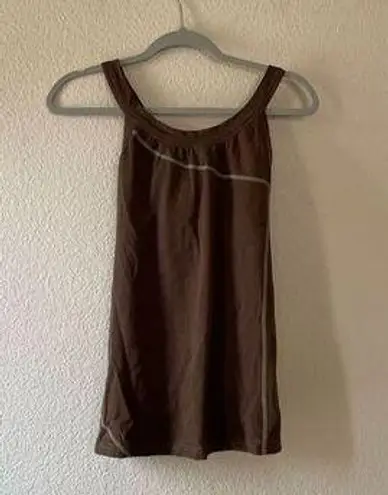 Mountain Hardwear Mountain hardware brown crossover back tank size large