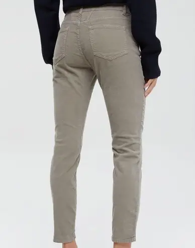 Closed Baker 1920 Corduroy Pants Size 24 Muddy Beige Slim Fit Straight Cropped Green