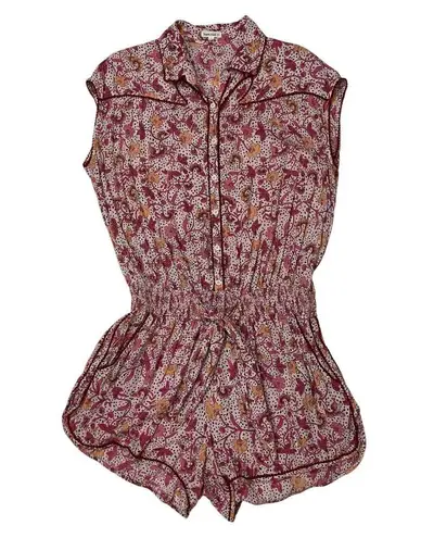 Poupette St. Barth Margo Romper - Pink Clary - Large