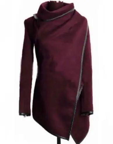 LAST ONE PIN UP SWING JACKET Maroon Red Size L