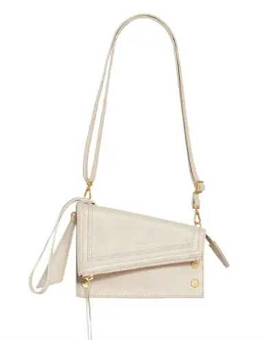Hammitt Curtis Chateau Cream Mini Wristlet Crossbody Bag