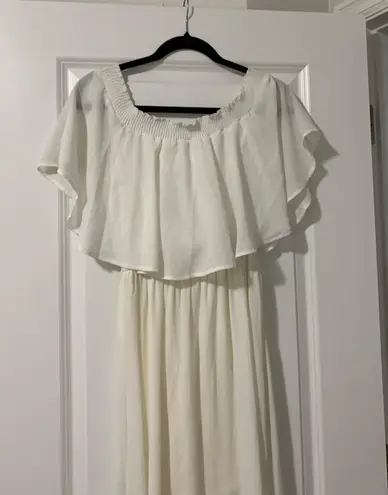 Show Me Your Mumu NEW  Hacienda White Maxi Dress