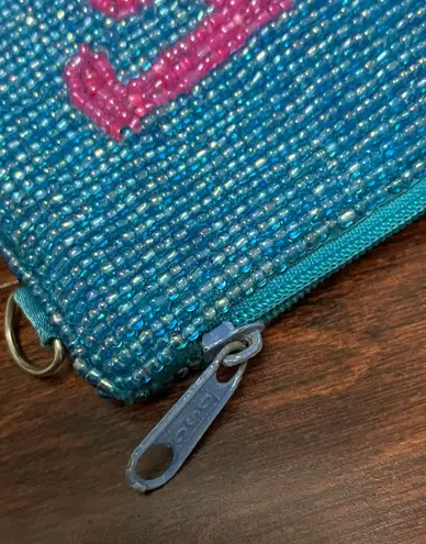 K. C. Malhan  Blue and Pink BFF Beaded Wristlet  - Image 4