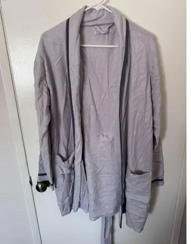 Malibu Luxxe Women's Cover Up Robe Grey Bamboo ONE SIZE Bridesmaid NWOT