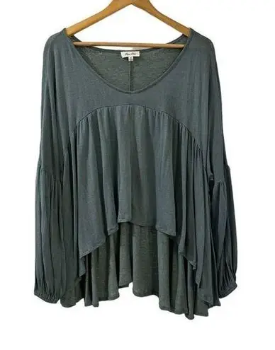 Petal Dew sage, green, bohemian blouse, size medium women’s Green