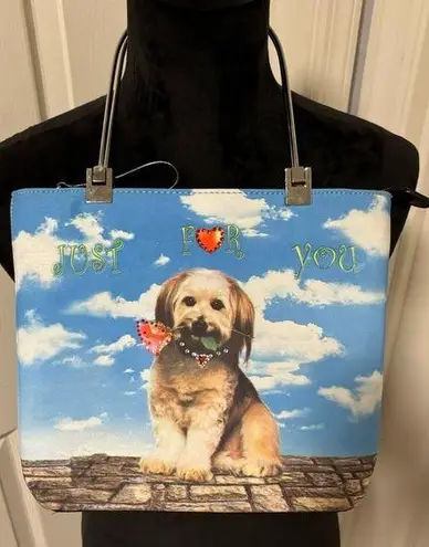 Just For You Dog Purse with Bling
