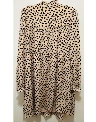English Factory Dotted Button Detail Mini Dress 3X NWT