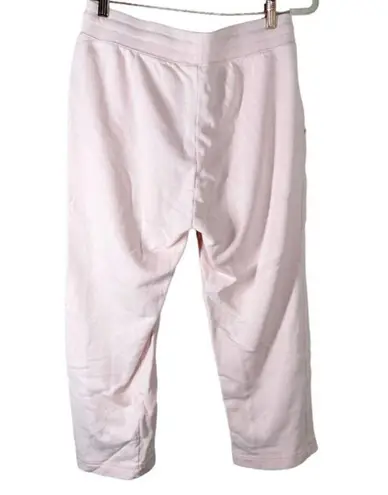 Soft Surroundings  Women's Lounge Pants Size M Pale Pink‎ Straight Leg Cropped