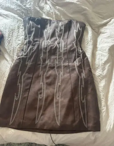 Windsor Western Brown Dress  - Image 1