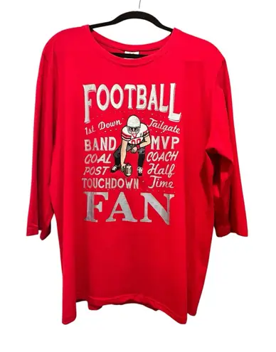 OSU Football Shirt Ladies Size 3XL Slv Ohio State Buckeyes
