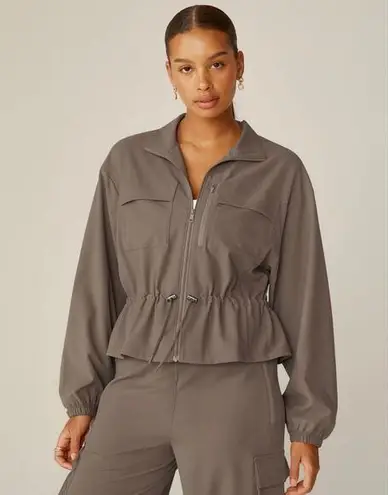 Beyond Yoga City Chic Jacket color Dune size XL (see pics and narrative)