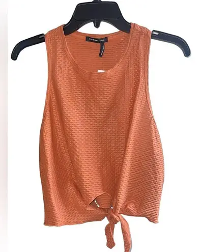 Koral NWT! Mayra Netz Tie Muscle Athleisure Gym Chic Tank - Size Large