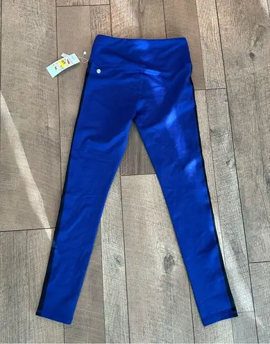 Zella NWT  Striped High Waisted Athletic Compression 7/8 Leggings - Image 6