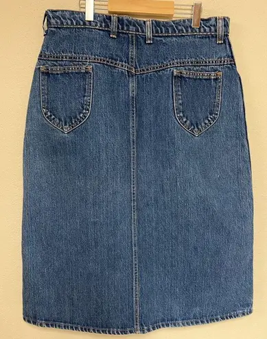Hunt Club Classic Denim Skirt Vintage Split front skirt Unsized READ