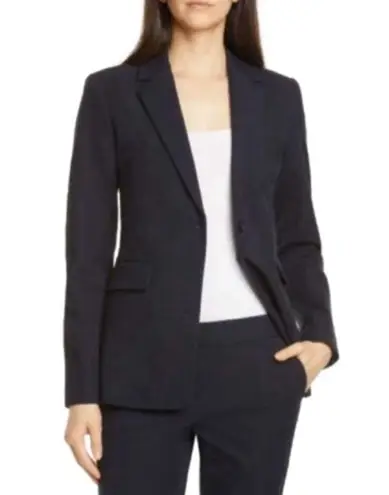 Nordstrom  Signature One Button Blazer in Navy Night Size XS - NWT