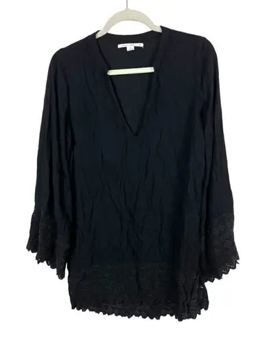 O'Neill O’Neill black tunic crochet trim‎ - Image 1