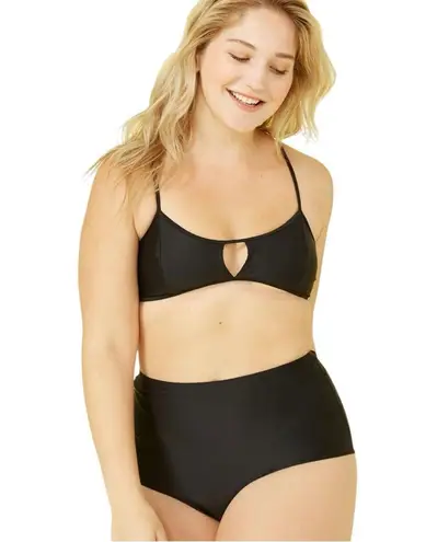 Summersalt NEW Black Classic High Rise Bikini Bottoms size 10