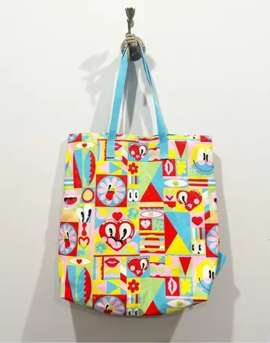 Estée Lauder  x Hattie Stewart Collaboration Colorful Maximalist Tote Bag